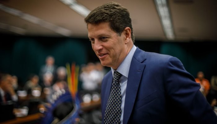 Ricardo Salles na Câmara dos Deputados — Foto: Brenno Carvalho / Agência O Globo
