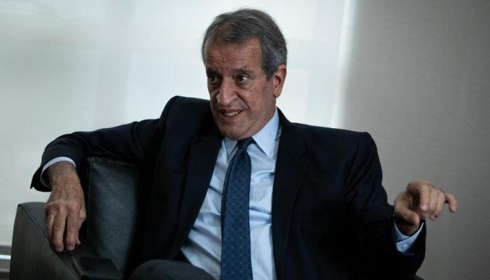 O presidente do PL, Valdemar Costa Neto, durante entrevista — Foto: Brenno Carvalho/Agência O ...