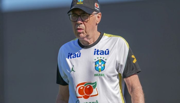 1 de 1 Foto colorida de Ancelotti - Metrópoles - Foto: Rafael Ribeiro/CBF