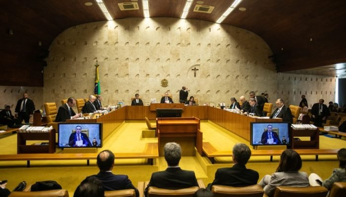 Plenário do STF durante julgamento sobre responsabilização das redes sociais — Foto: Brenno ...