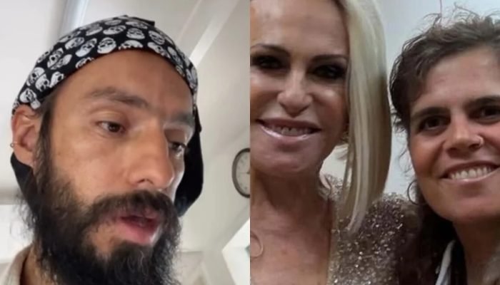 Ex da filha de Ana Maria Braga chora ao falar sobre medida protetiva
