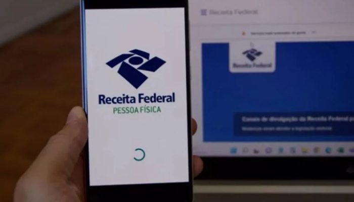 Tela de aplicativo da Receita Federal