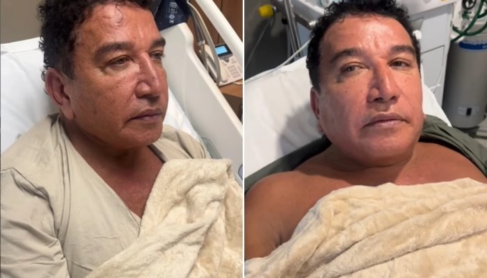 1 de 1 Imagem colorida mostra Malta no hospital - Metrópoles - Foto: Reprodução/ Redes sociais