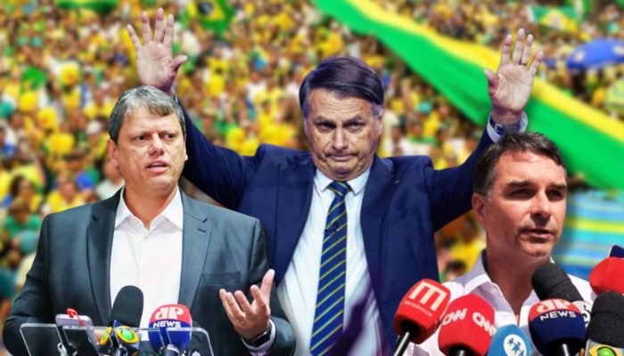 1 de 1 tarcisio-flavio-bolsonaro - Foto: Alice Rabello
