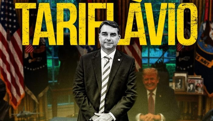 1 de 1 tariflávio flávio tarifa trump - Foto: Artes Metrópoles | Lara